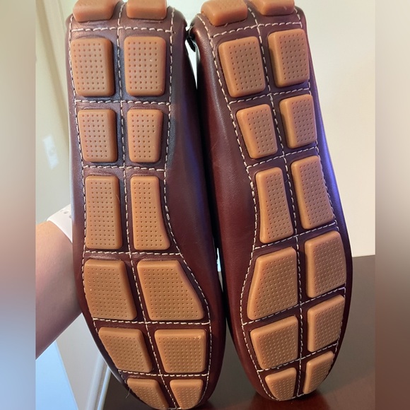 Coke Haan, Brown leather Driving Loafers, Size 7 - Picture 4 of 5
